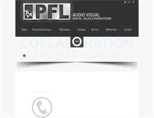 Tablet Screenshot of pfl.be