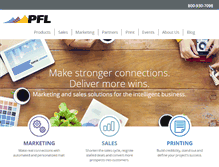 Tablet Screenshot of pfl.com